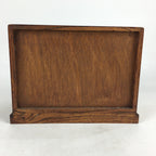 Japanese Wooden Sewing Box Vtg Haribako Chest Tansu 3 Drawers Brown T281