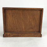 Japanese Wooden Sewing Box Vtg Haribako Chest Tansu 3 Drawers Brown T281