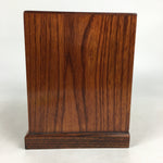 Japanese Wooden Sewing Box Vtg Haribako Chest Tansu 3 Drawers Brown T281