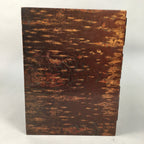 Japanese Wooden Sewing Box Vtg Haribako Chest Tansu 3 Drawers Cherry Bark T229
