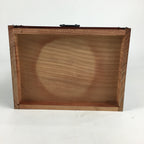 Japanese Wooden Sewing Box Vtg Haribako Chest Tansu 3 Drawers Iris T280
