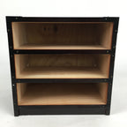Japanese Wooden Sewing Box Vtg Haribako Chest Tansu 3 Drawers Iris T280