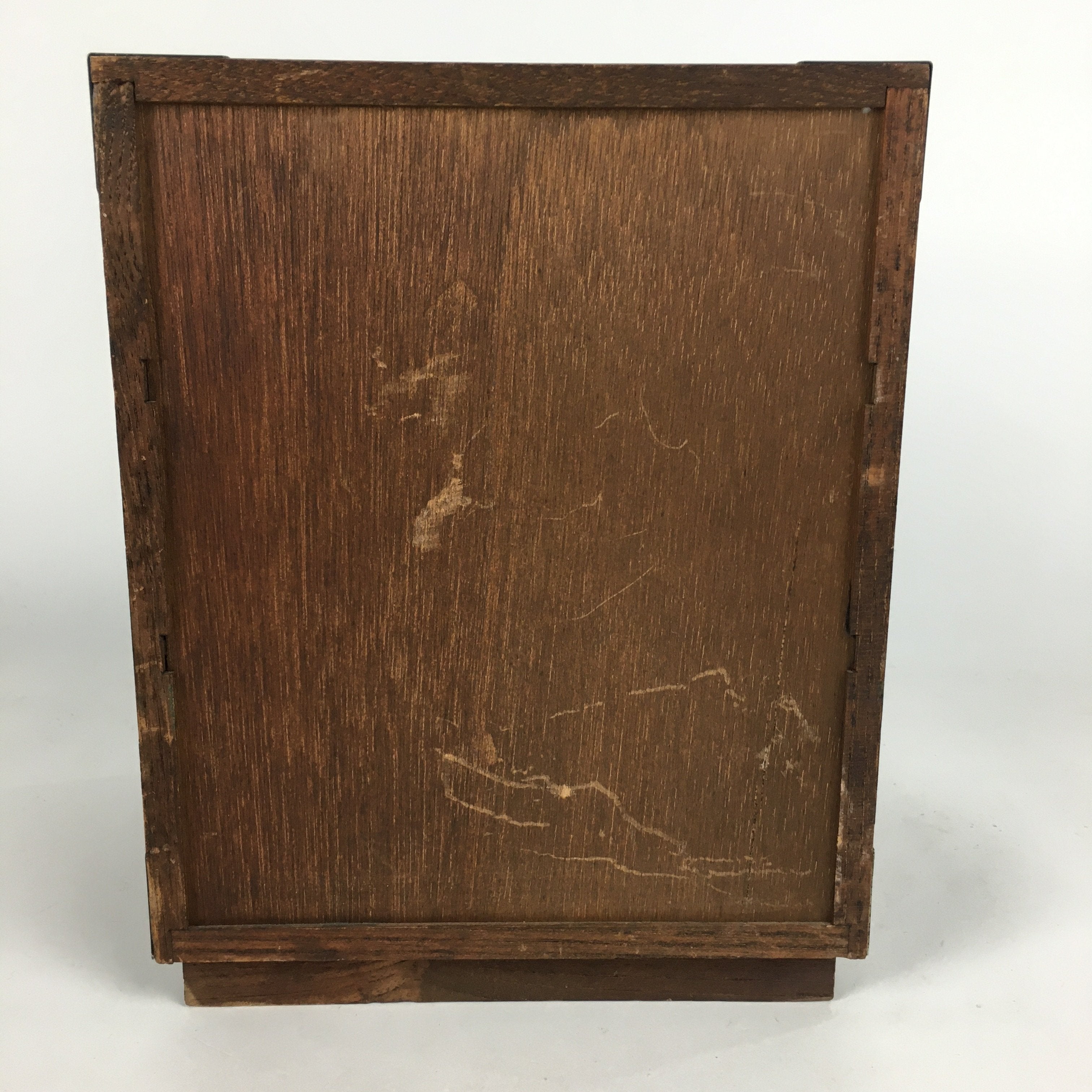 Japanese Wooden Sewing Box Vtg Haribako Chest Tansu 3 Drawers T250