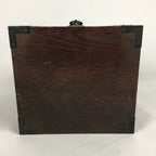 Japanese Wooden Sewing Box Vtg Haribako Chest Tansu 3 Drawers T250