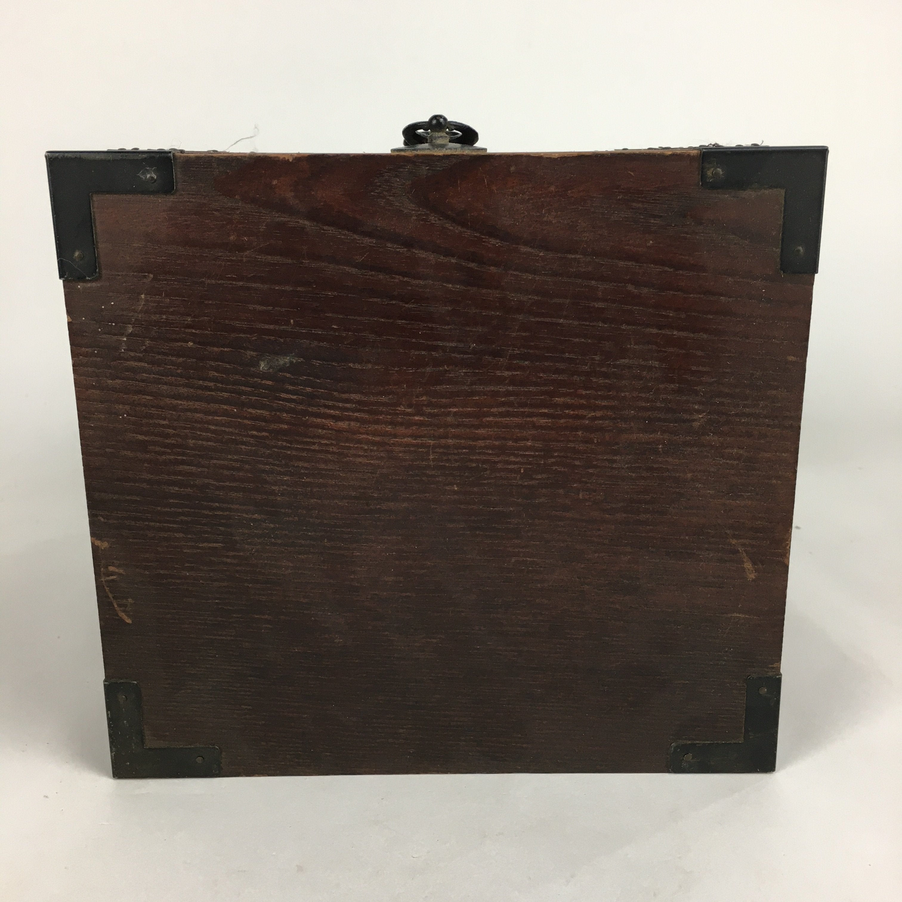 Japanese Wooden Sewing Box Vtg Haribako Chest Tansu 3 Drawers T250