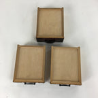 Japanese Wooden Sewing Box Vtg Haribako Chest Tansu 3 Drawers T252