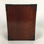 Japanese Wooden Sewing Box Vtg Haribako Chest Tansu 3 Drawers T252