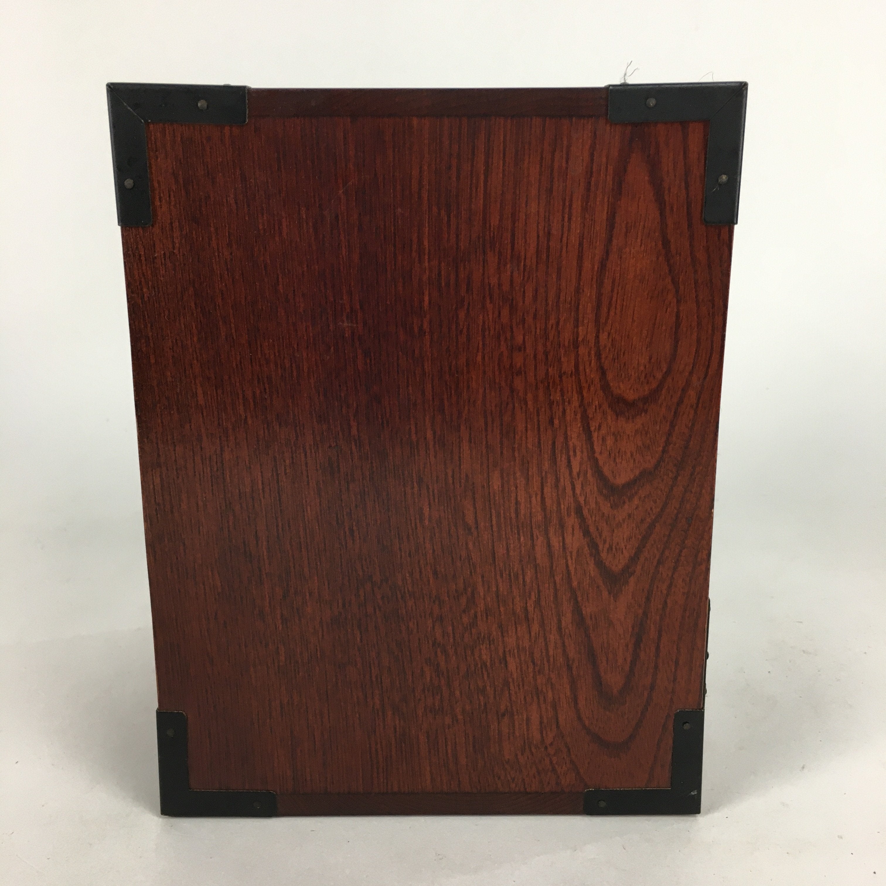 Japanese Wooden Sewing Box Vtg Haribako Chest Tansu 3 Drawers T252