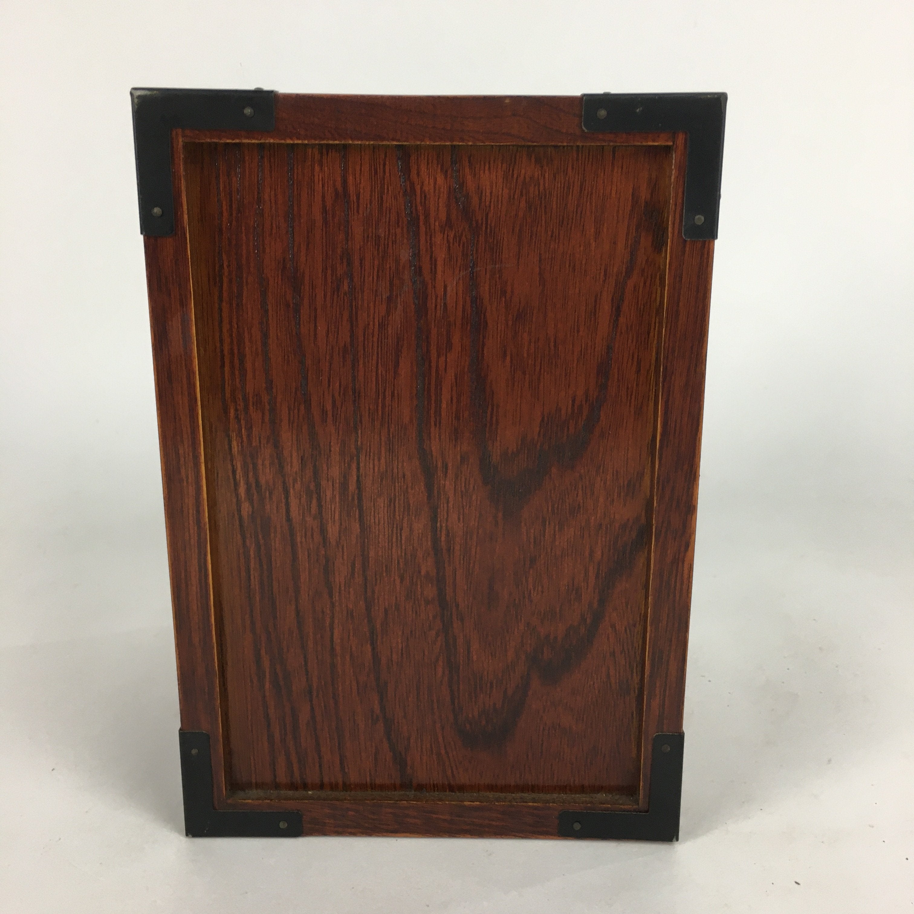 Japanese Wooden Sewing Box Vtg Haribako Chest Tansu 3 Drawers T252