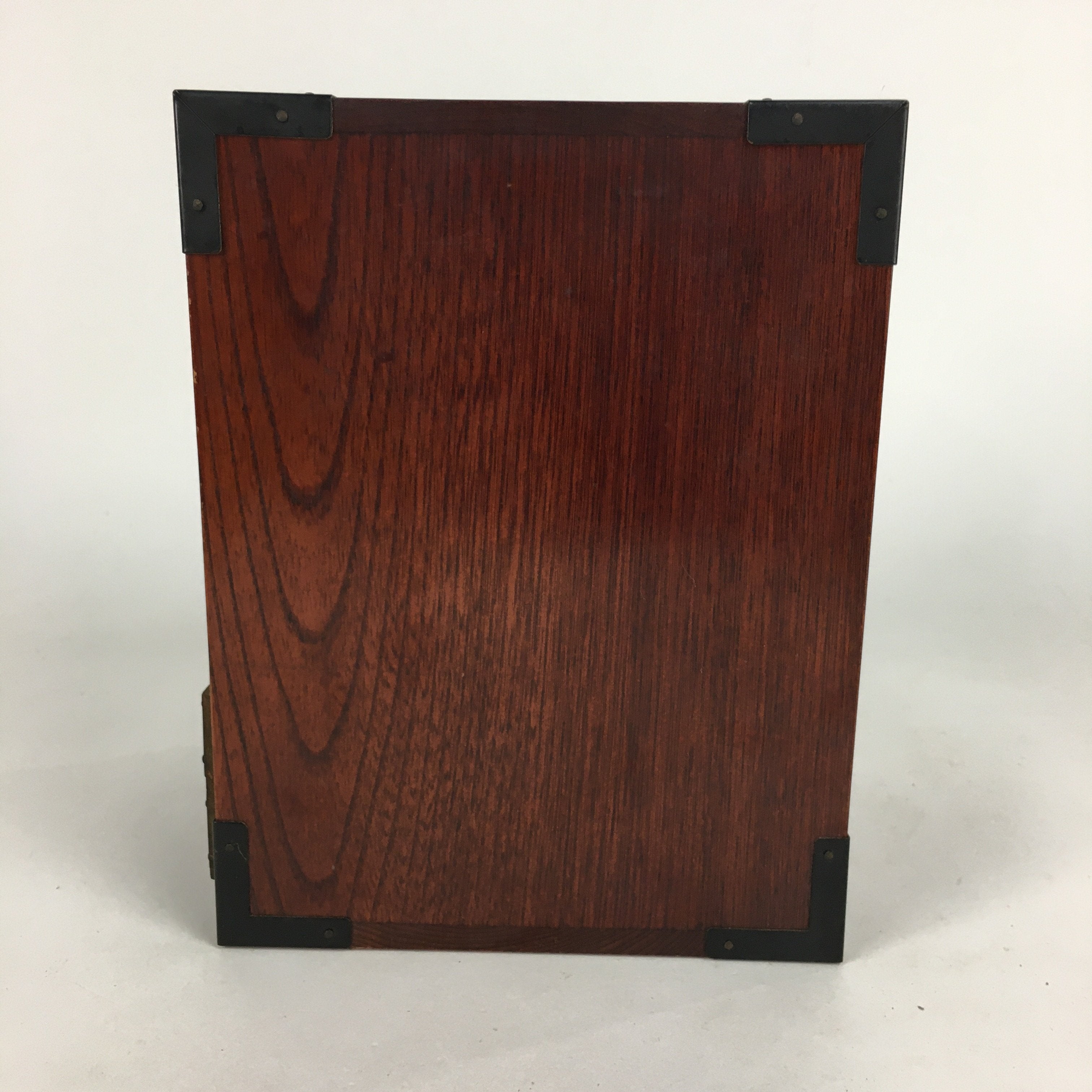 Japanese Wooden Sewing Box Vtg Haribako Chest Tansu 3 Drawers T252