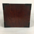 Japanese Wooden Sewing Box Vtg Haribako Chest Tansu 3 Drawers T252