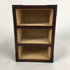 Japanese Wooden Sewing Box Vtg Haribako Chest Tansu 3 Drawers T252