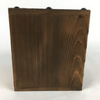 Japanese Wooden Sewing Box Vtg Haribako Chest Tansu 3 Drawers T298