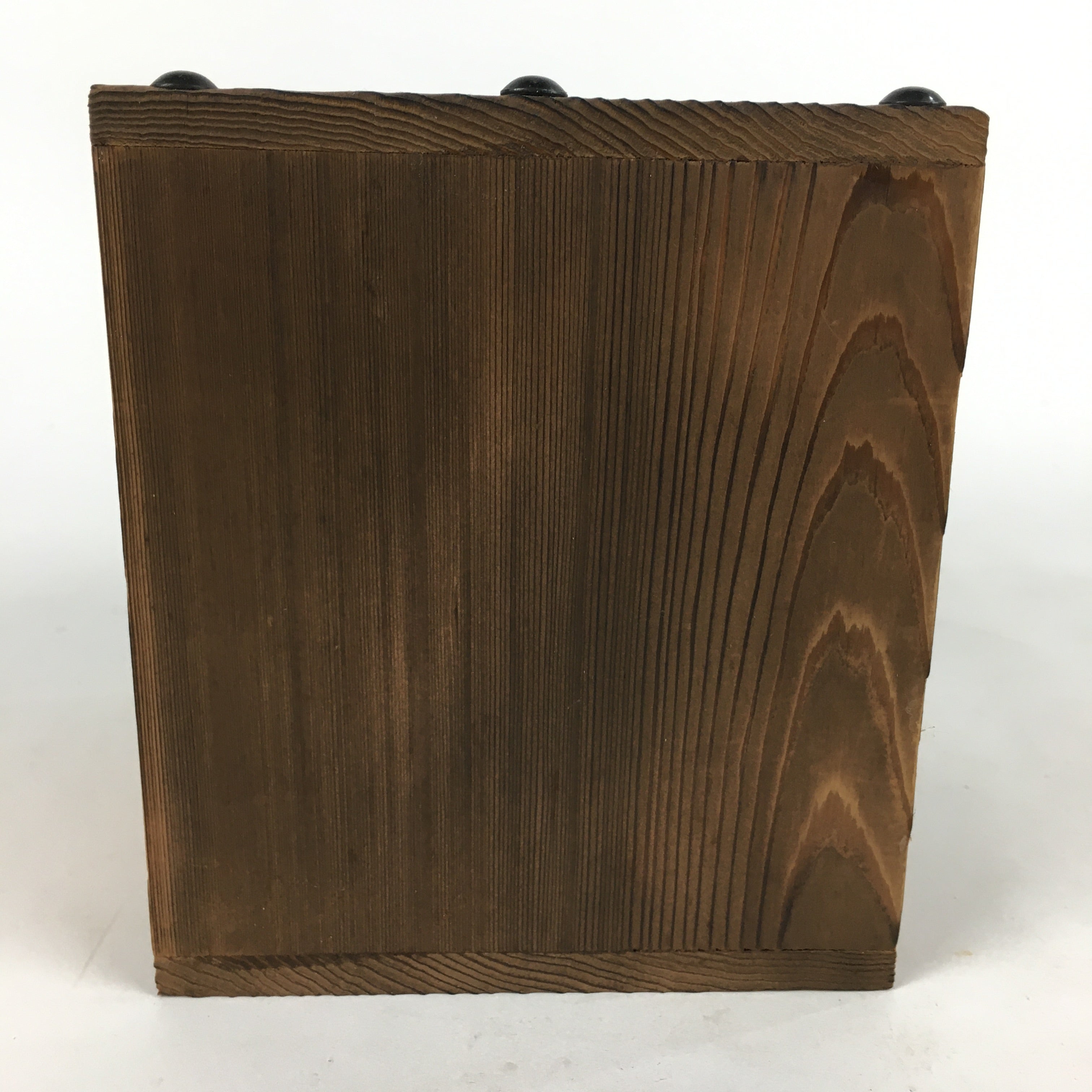 Japanese Wooden Sewing Box Vtg Haribako Chest Tansu 3 Drawers T298