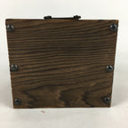 Japanese Wooden Sewing Box Vtg Haribako Chest Tansu 3 Drawers T298