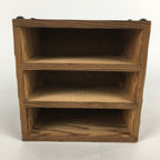 Japanese Wooden Sewing Box Vtg Haribako Chest Tansu 3 Drawers T298
