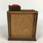 Japanese Wooden Sewing Box Vtg Haribako Chest Tansu 3 Drawers T299