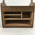 Japanese Wooden Sewing Box Vtg Haribako Chest Tansu 4 Drawers Brown T276