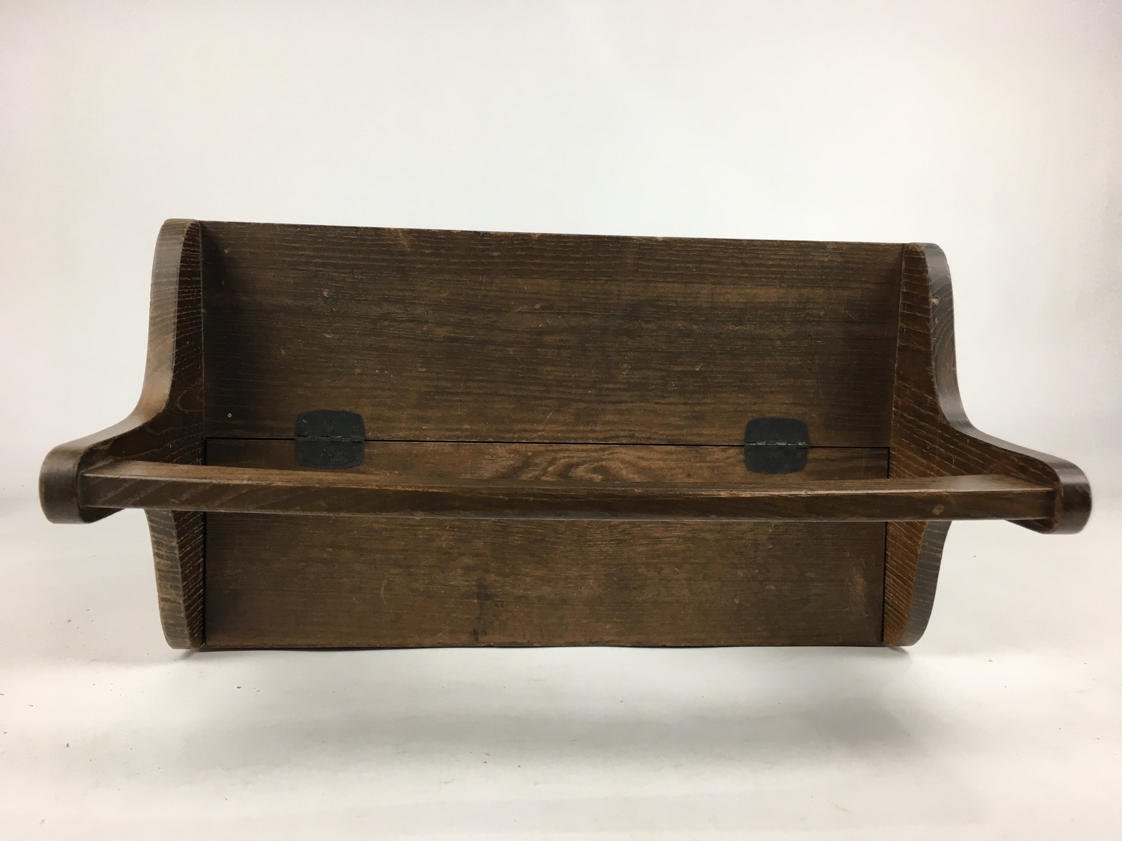 Japanese Wooden Sewing Box Vtg Haribako Chest Tansu 4 Drawers Brown T276