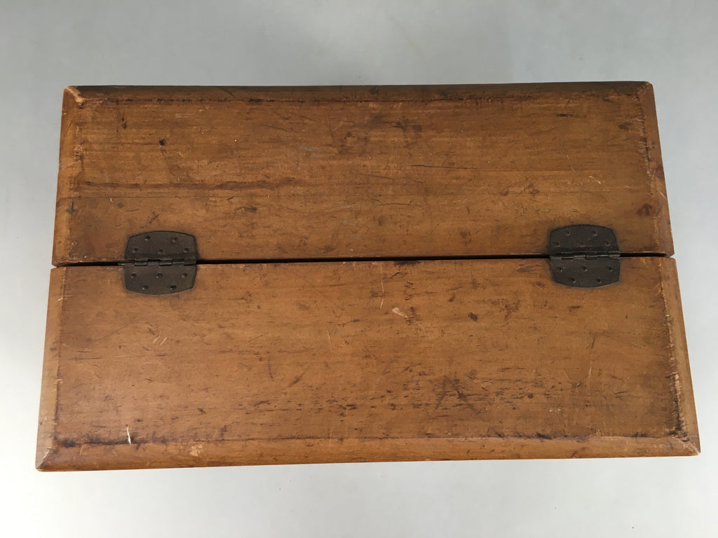 Japanese Wooden Sewing Box Vtg Haribako Chest Tansu 4 Drawers T224