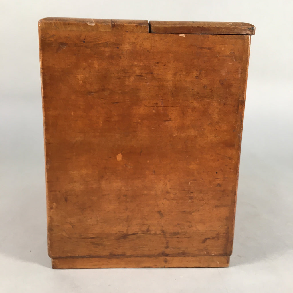 Japanese Wooden Sewing Box Vtg Haribako Chest Tansu 4 Drawers T224