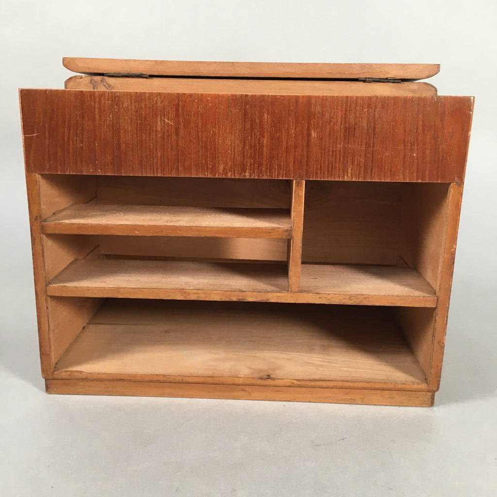 Japanese Wooden Sewing Box Vtg Haribako Chest Tansu 4 Drawers T224