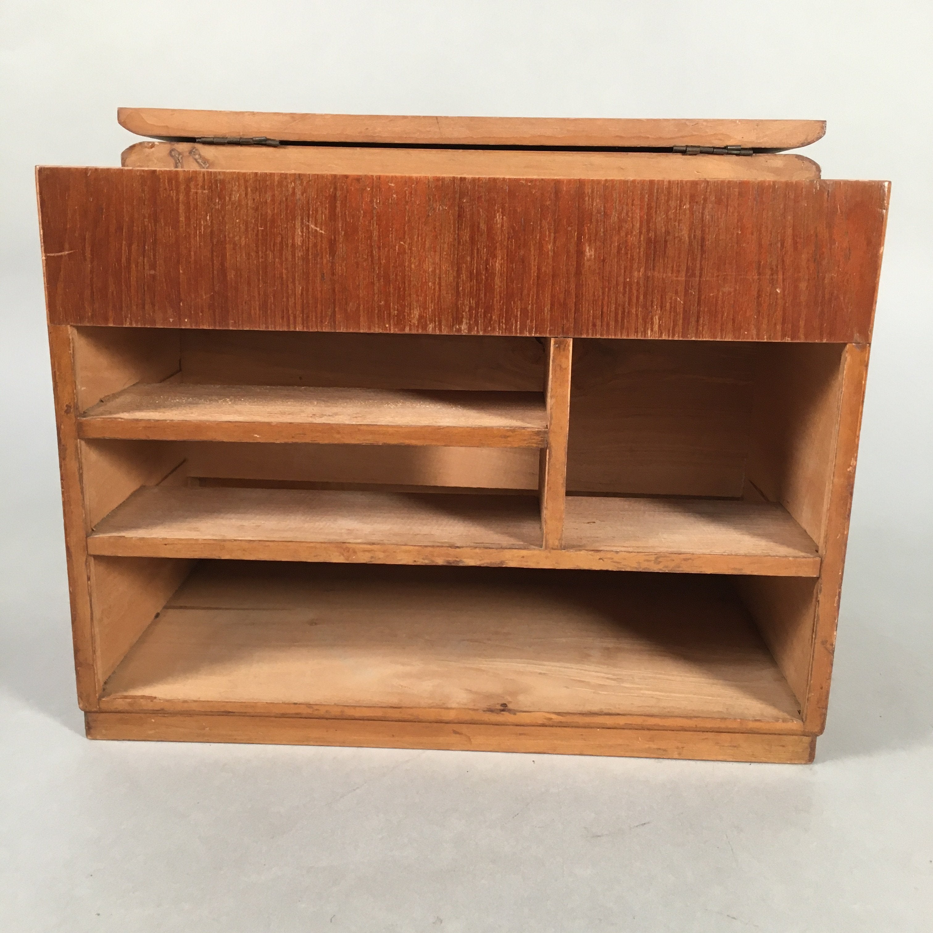 Japanese Wooden Sewing Box Vtg Haribako Chest Tansu 4 Drawers T224