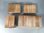 Japanese Wooden Sewing Box Vtg Haribako Chest Tansu 4 Drawers T224