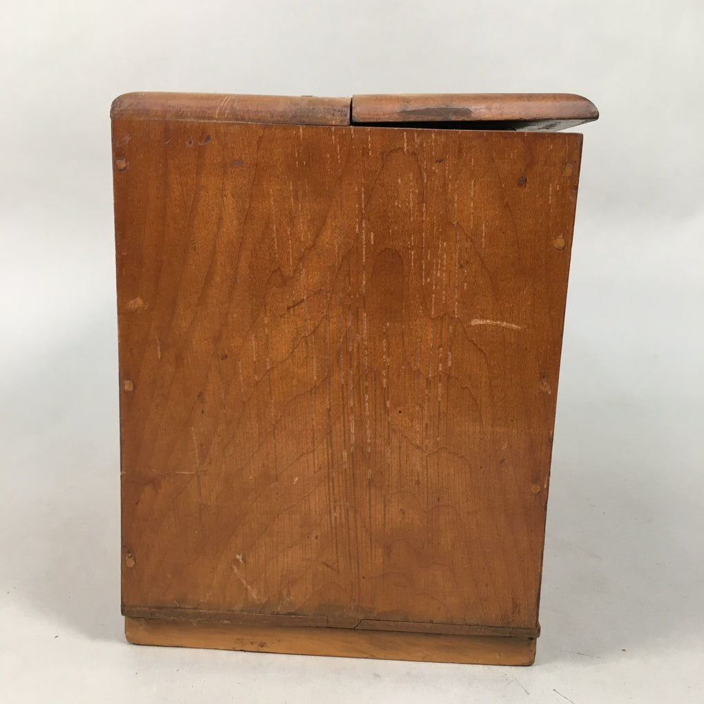 Japanese Wooden Sewing Box Vtg Haribako Chest Tansu 4 Drawers T231