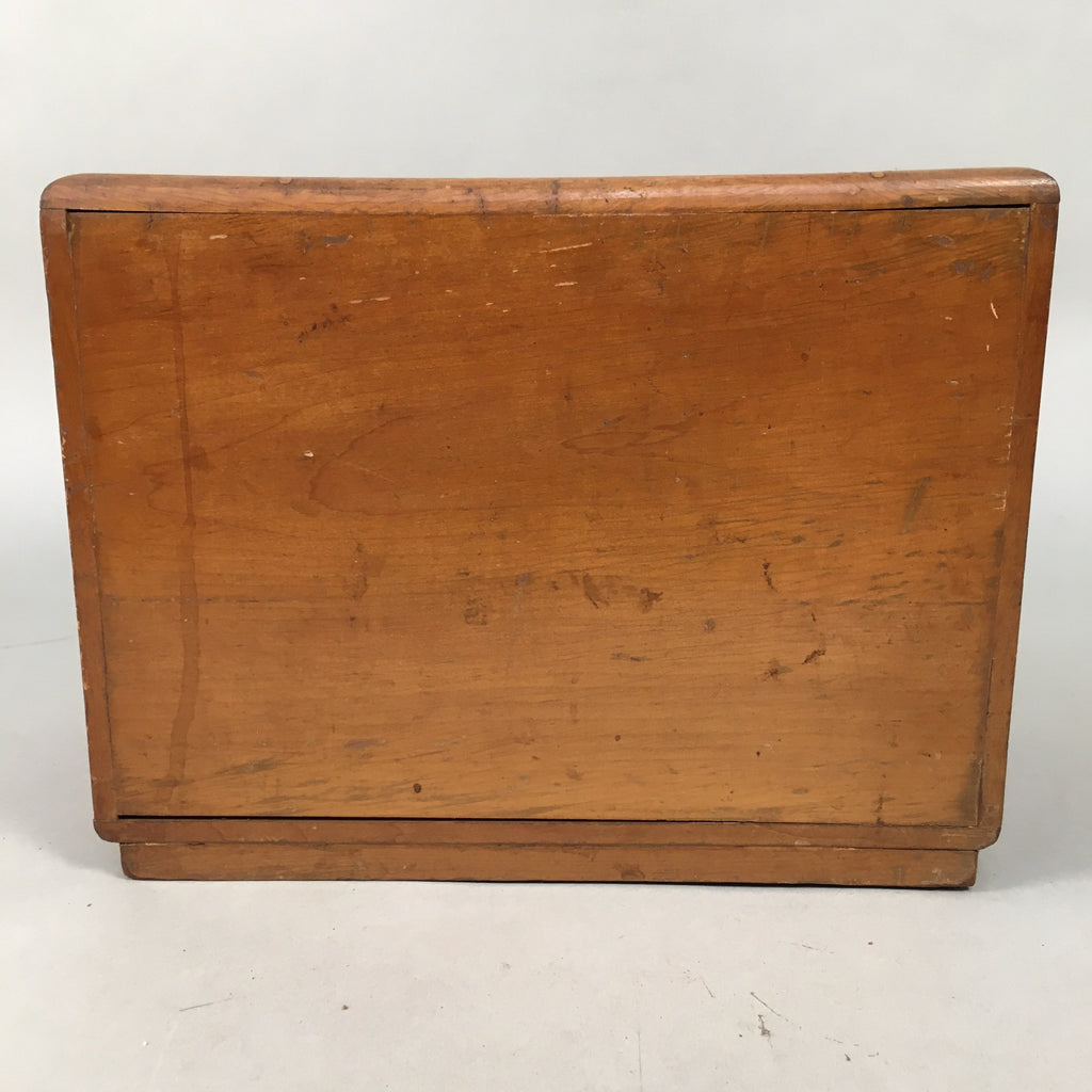 Japanese Wooden Sewing Box Vtg Haribako Chest Tansu 4 Drawers T231