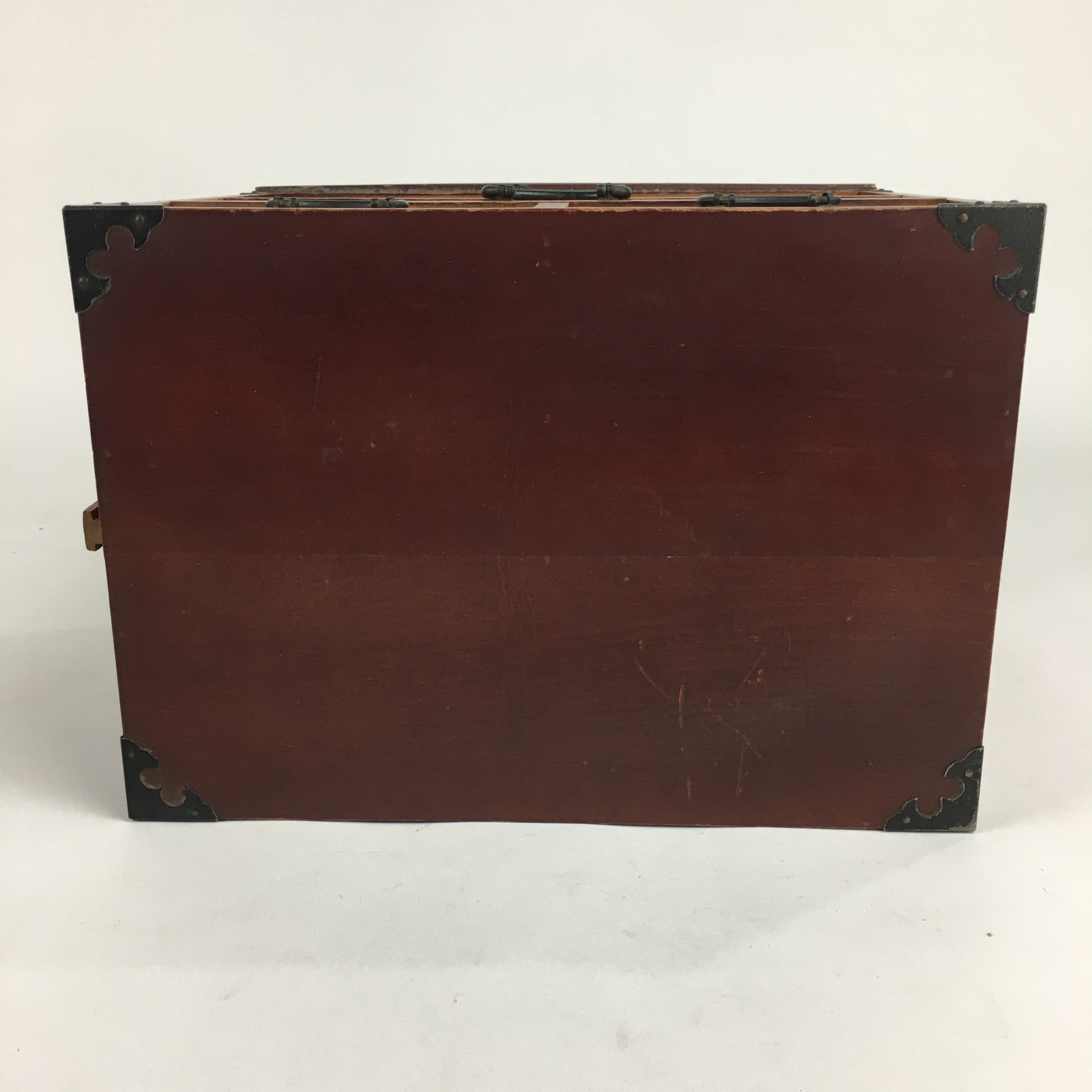 Japanese Wooden Sewing Box Vtg Haribako Chest Tansu 4 Drawers T262