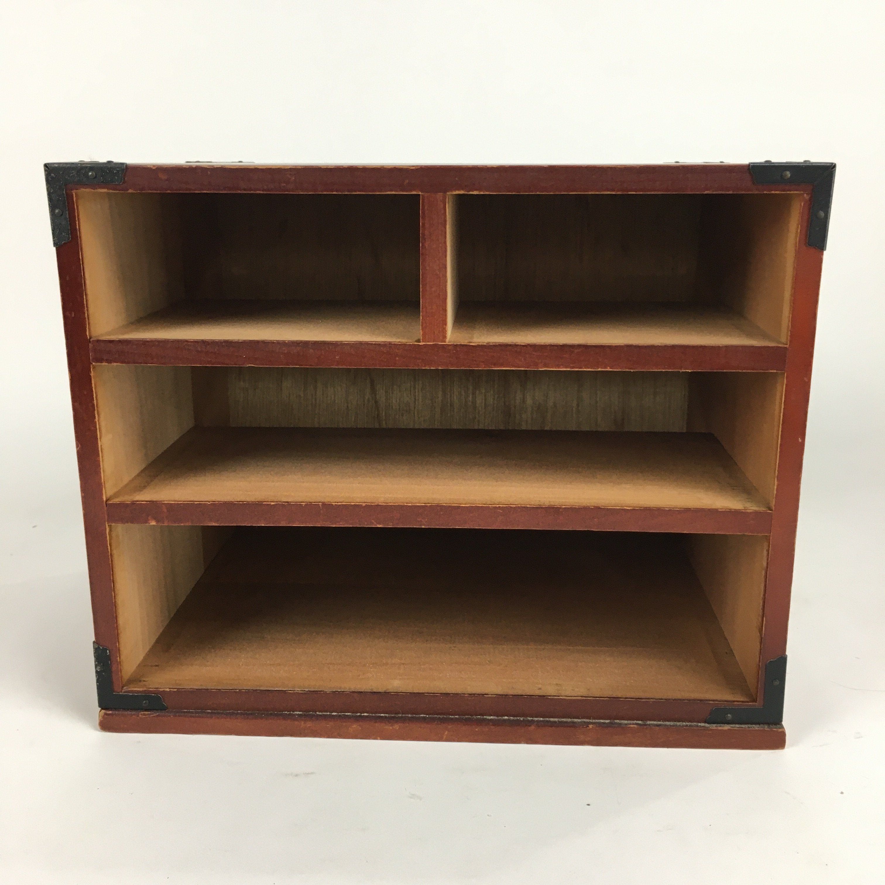 Japanese Wooden Sewing Box Vtg Haribako Chest Tansu 4 Drawers T262