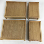 Japanese Wooden Sewing Box Vtg Haribako Chest Tansu 4 Drawers T266