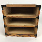 Japanese Wooden Sewing Box Vtg Haribako Chest Tansu 4 Drawers T266