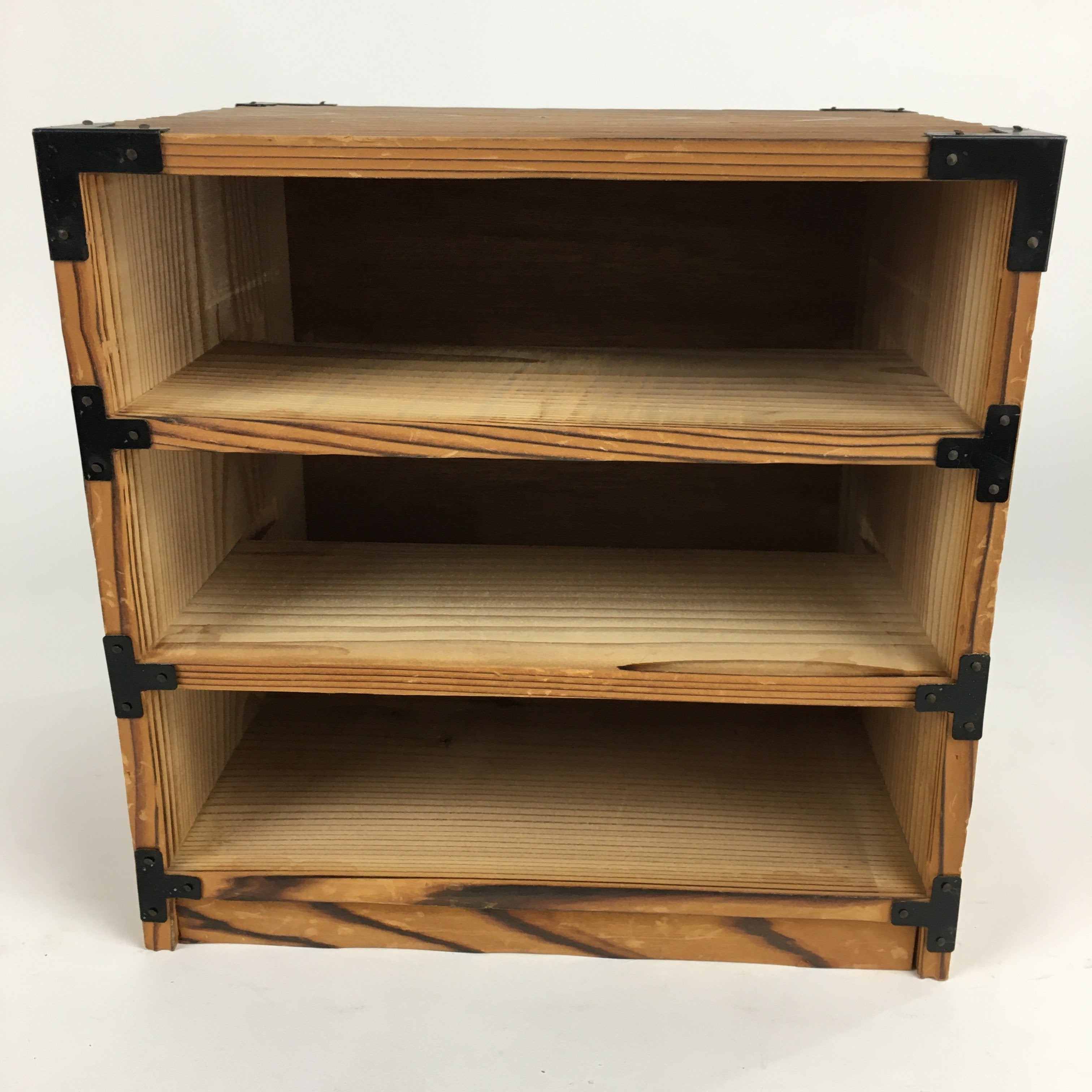 Japanese Wooden Sewing Box Vtg Haribako Chest Tansu 4 Drawers T266