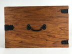 Japanese Wooden Sewing Box Vtg Haribako Tansu Folding Table Cabinet T332