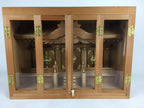Japanese Wooden Shinto Home Shrine Vtg Kamidana God Shelf Gold KD9