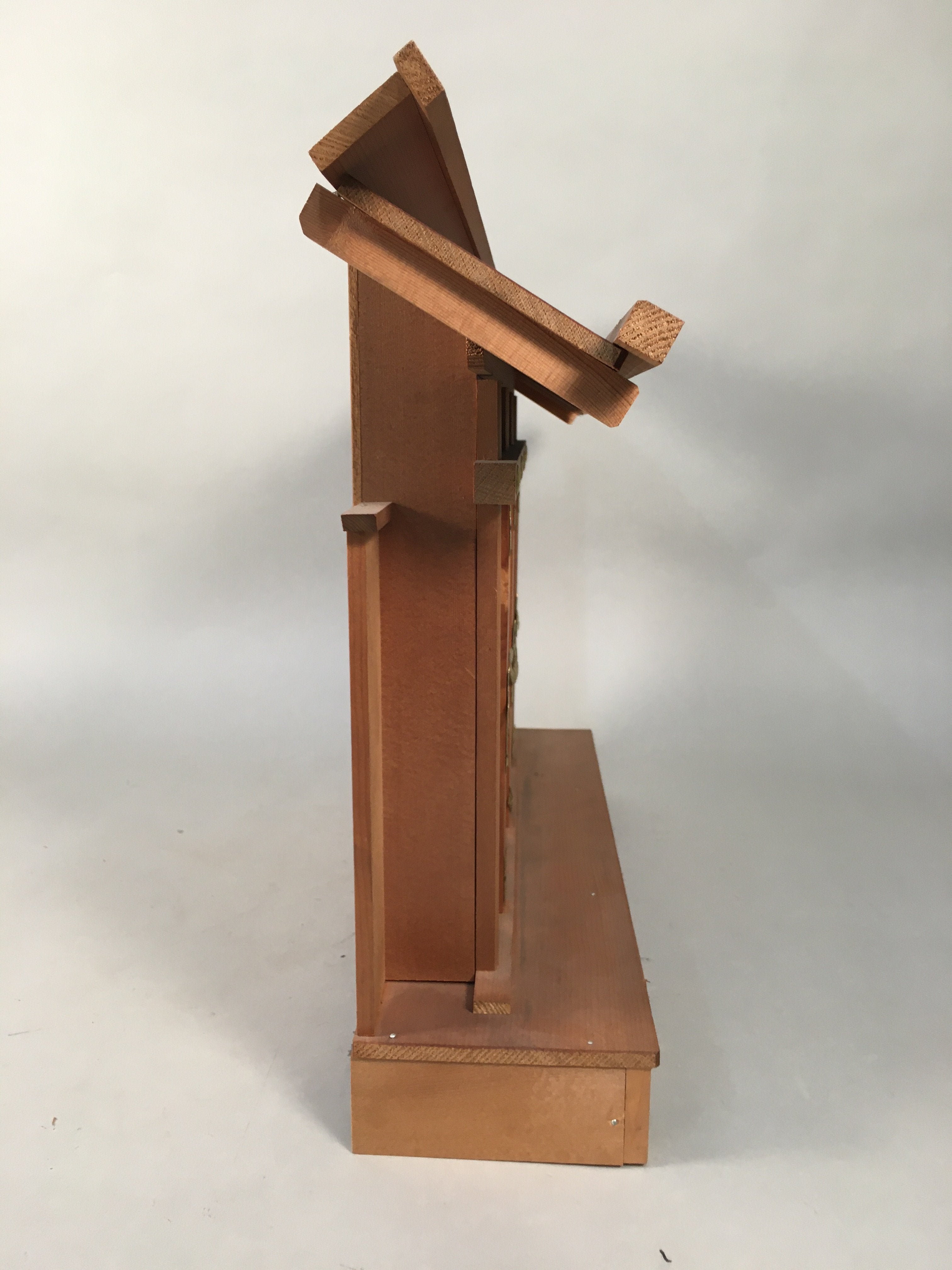 Japanese Wooden Shinto Home Shrine Vtg Kamidana God Shelf KD8
