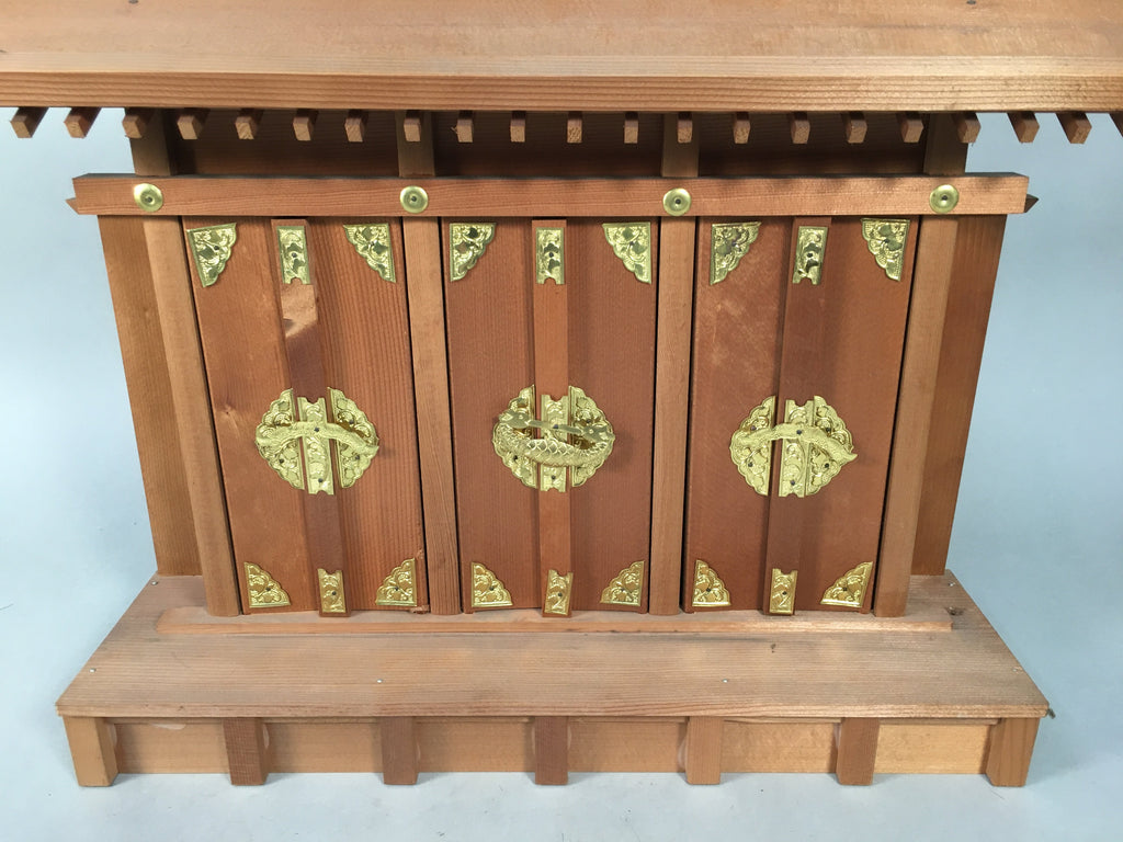 Japanese Wooden Shinto Home Shrine Vtg Kamidana God Shelf KD8