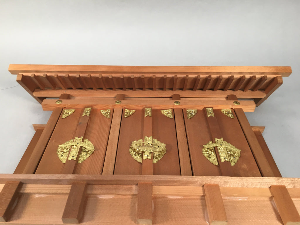 Japanese Wooden Shinto Home Shrine Vtg Kamidana God Shelf KD8