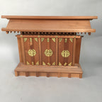 Japanese Wooden Shinto Home Shrine Vtg Kamidana God Shelf KD8