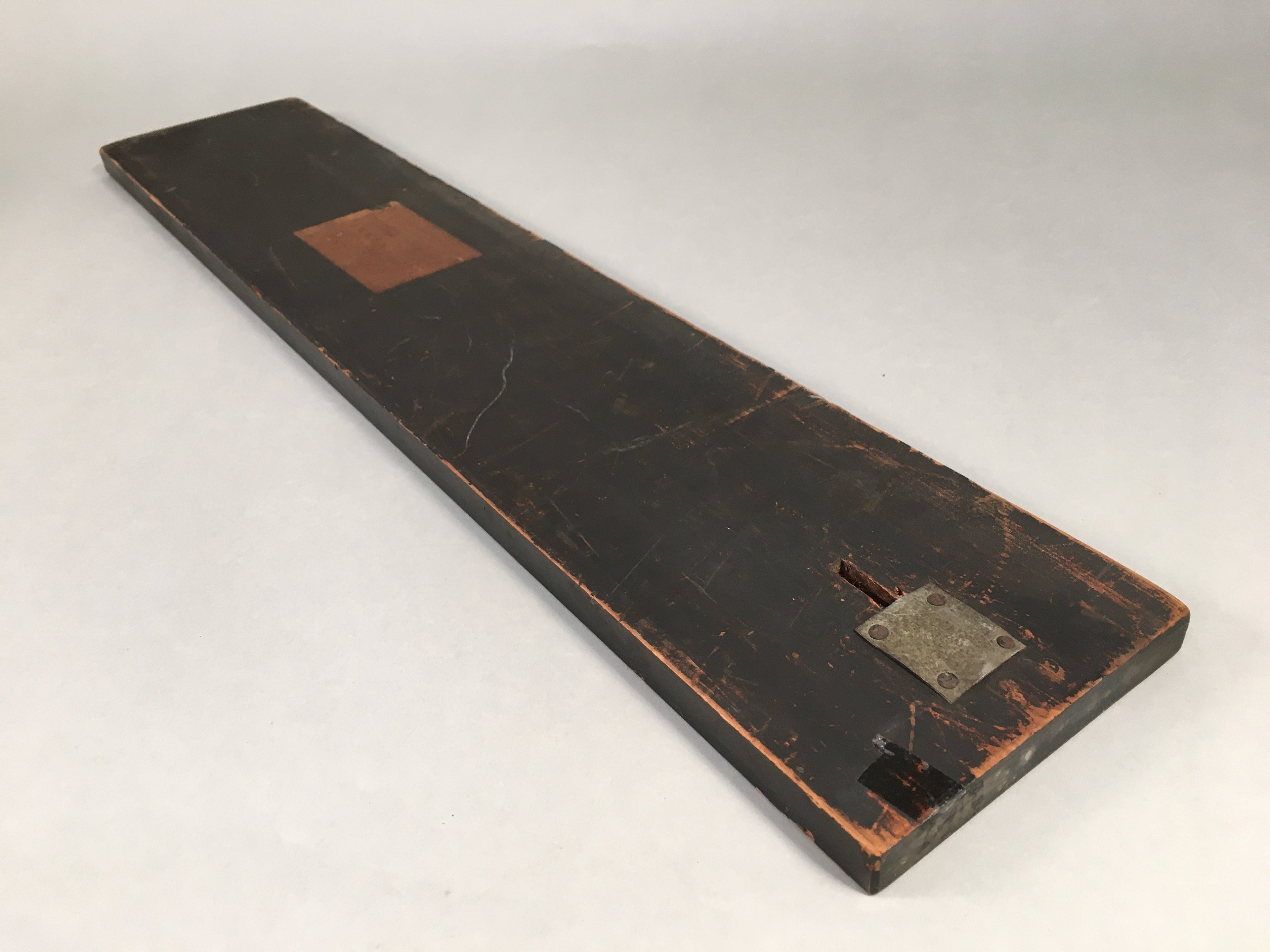 Japanese Wooden Signboard Vtg Sweets Snack Wholesaler Association K173