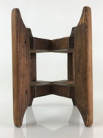 Japanese Wooden Spool Itomaki Vtg Thread Winding Frame Spinning Wheel JK416