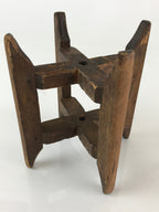 Japanese Wooden Spool Itomaki Vtg Thread Winding Frame Spinning Wheel JK416