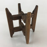 Japanese Wooden Spool Itomaki Vtg Thread Winding Frame Spinning Wheel JK416