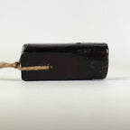 Japanese Wooden Stamp Family Name Vtg Carved Inkan Black Hanko HS93