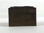 Japanese Wooden Stamp Hanko Inkan Kanji Vtg Metal Seal Merry X'mas Bell HS110