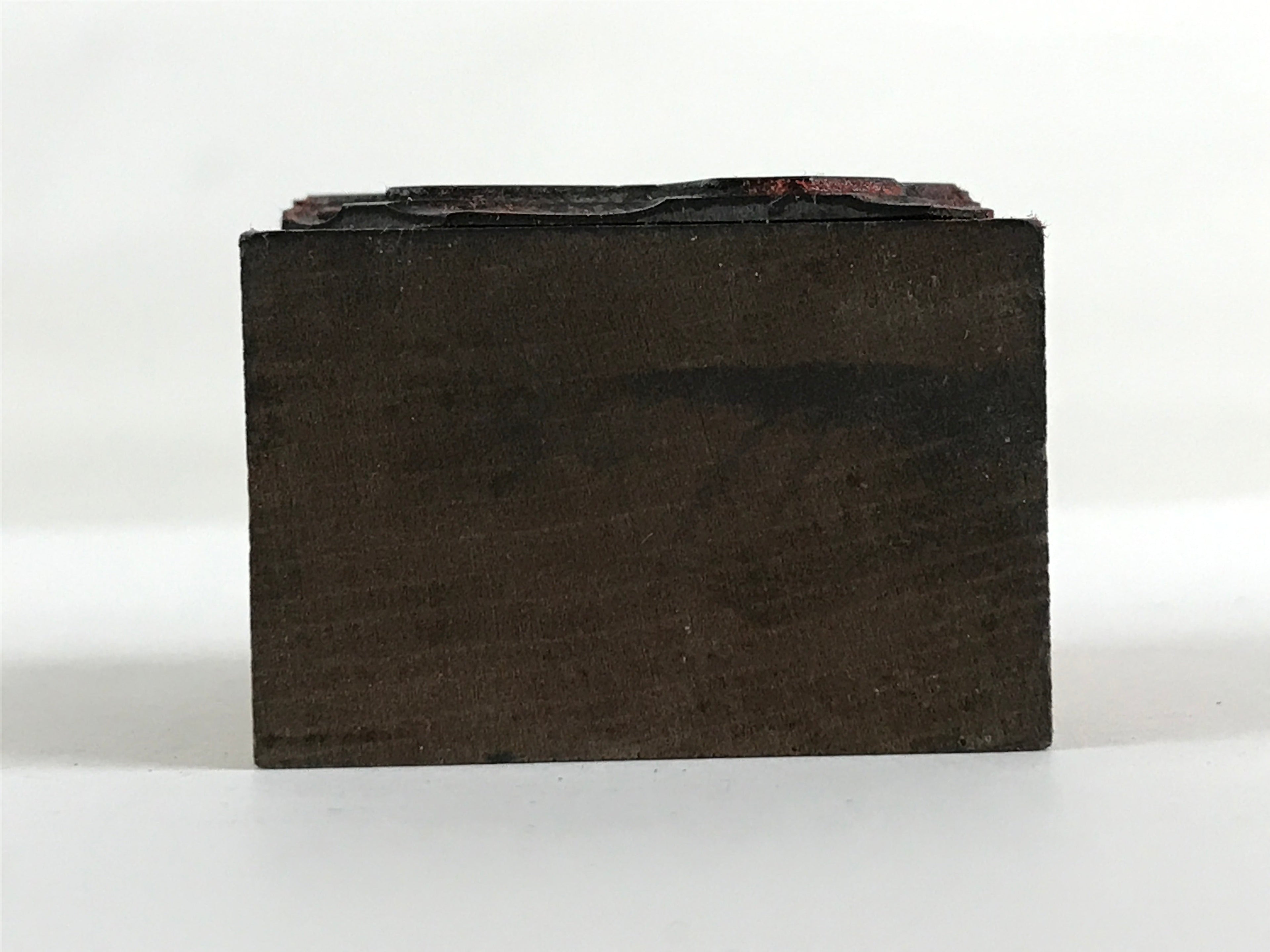 Japanese Wooden Stamp Hanko Inkan Kanji Vtg Metal Seal Merry X'mas Bell HS110