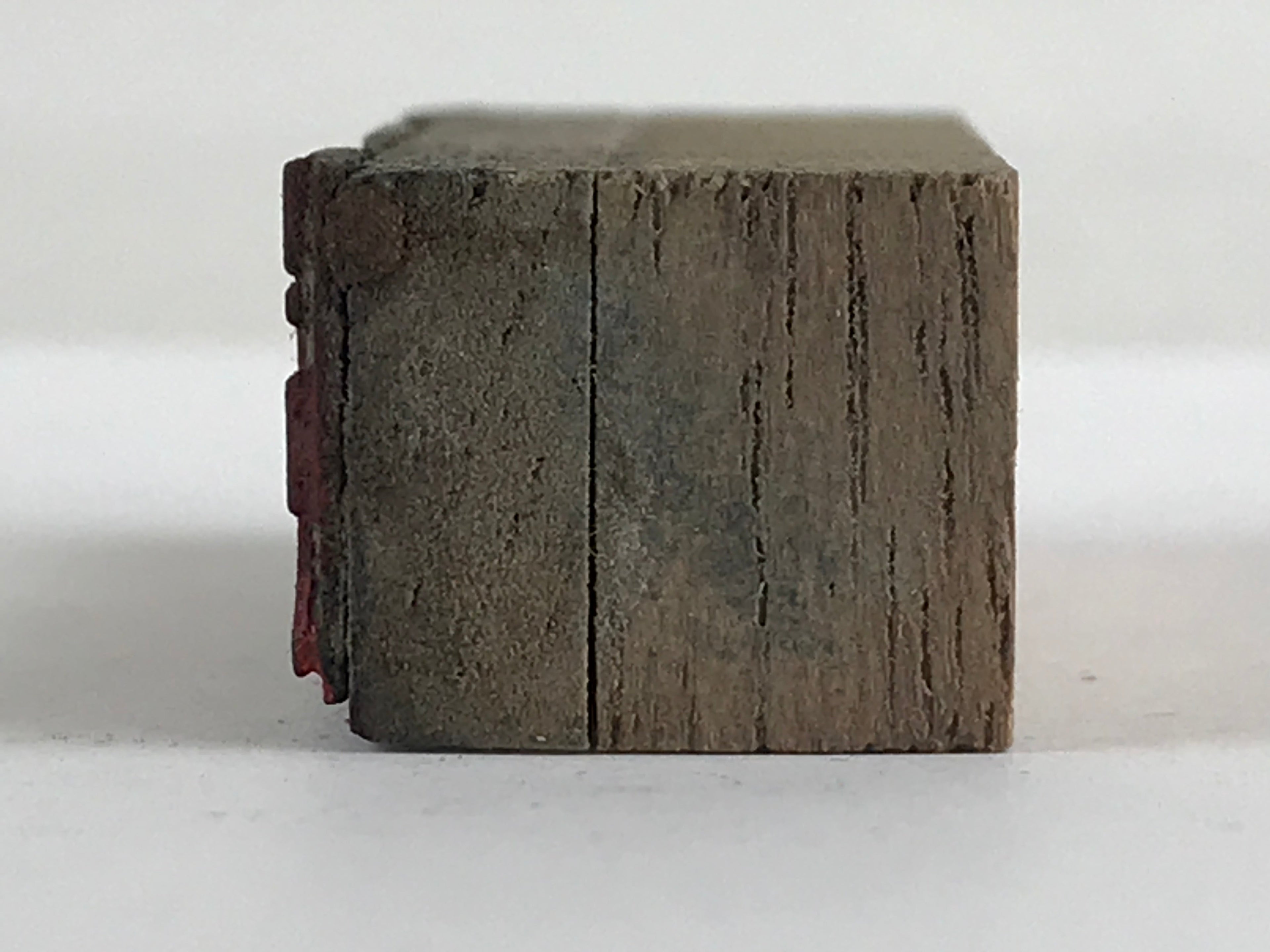 Japanese Wooden Stamp Hanko Inkan Vtg Metal Seal 12th Kanji Dai 12-Kai HS123