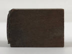 Japanese Wooden Stamp Hanko Inkan Vtg Metal Seal Initial Company Logo Mc HS133